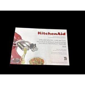 KitchenAid Spiralizer with Peel Core and Slice KSM1APC Attachment NIB Sealed New